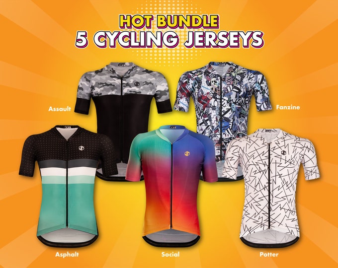 5 Cycling Jersey Bundle
