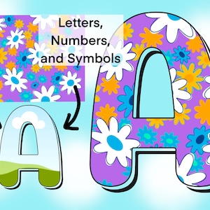 Canva Alphabet Template, Canva Frames, Easy Drag and Drop, Create your own Alphabet, Doodle, Letters, Numbers, Symbols, PNG, SVG, PDF