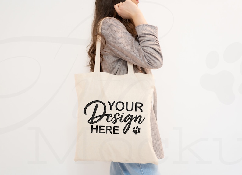 Tote Bag Mockup Canvas Tote Bag Mockup Print on Demand Etsy