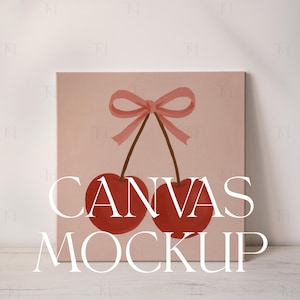 Mockup di tela quadrata, mockup di tela PSD, mockup di arte murale minimalista, modello di mockup di tela, mockup di arte murale su tela, mockup di cornice per tela