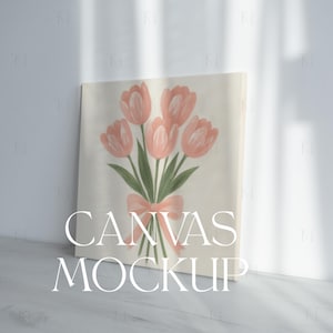 Perspective Canvas Mockup, Square Canvas Mockup, Canvas Print Mockup, Canvas Mockup Template, Canvas Wall Art Mock Up, Canvas Frame Mockup
