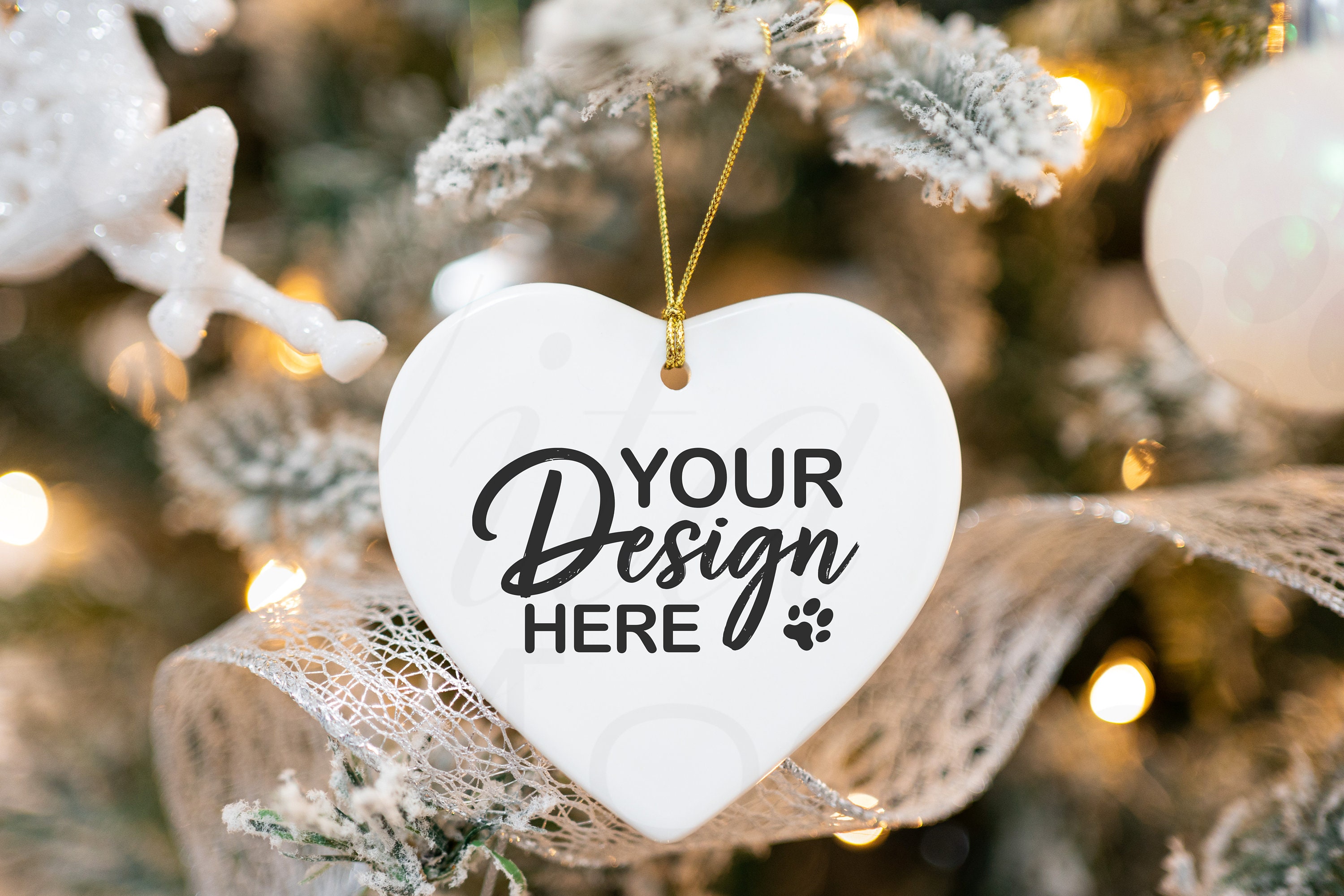 Kids Christmas Fingerprint Art Ornament, DIY Christmas Activity