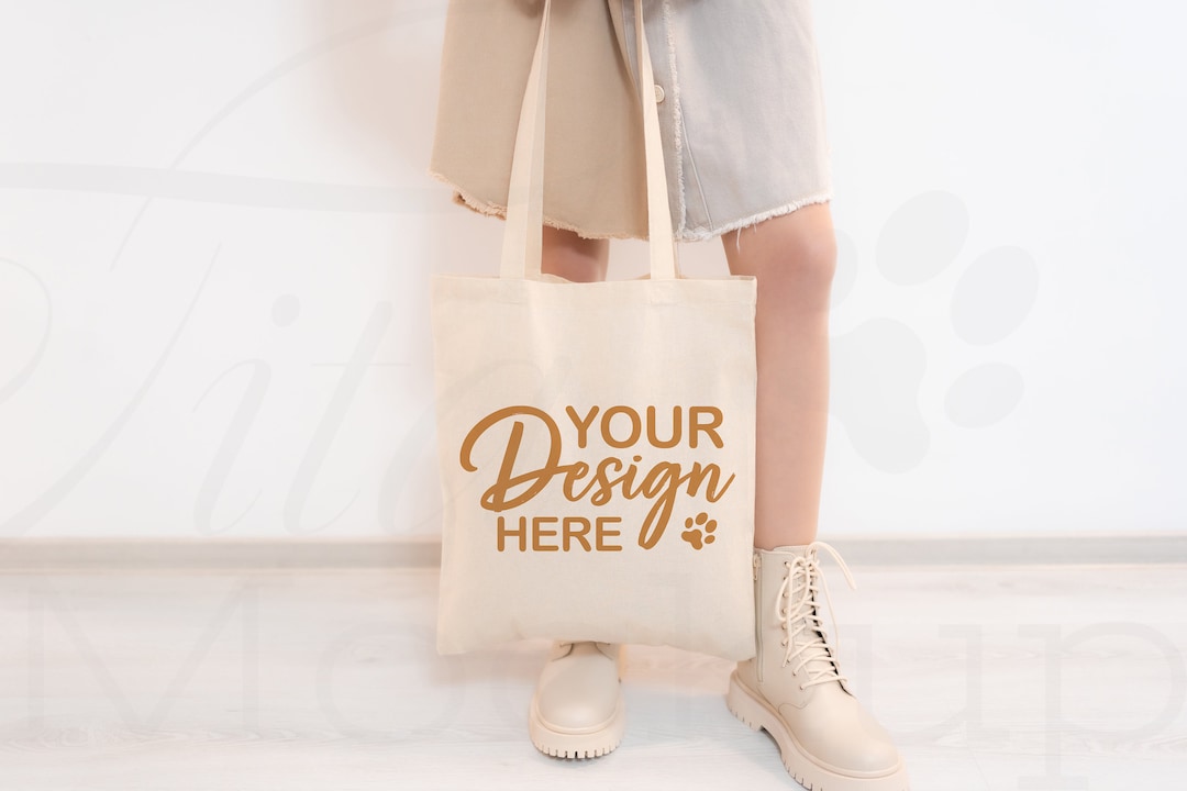 Tote Bag Mockup, Canvas Tote Bag Mockup, Print on Demand Mockup