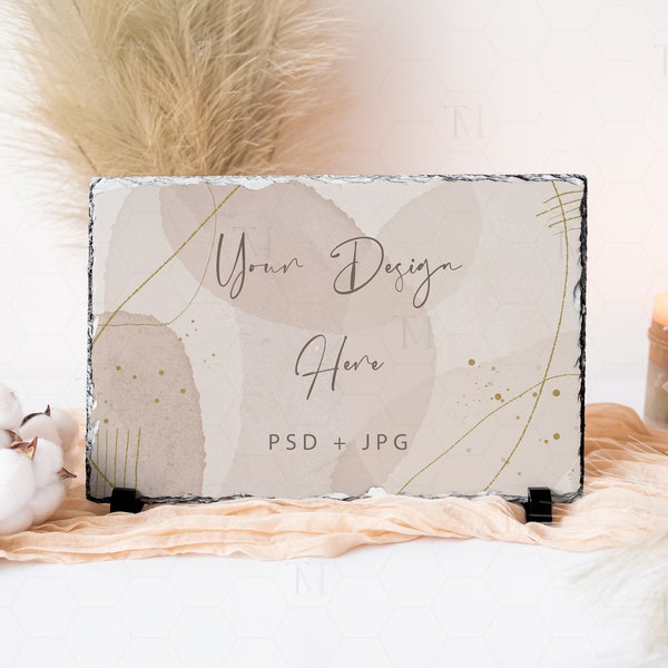 Slate Mockup, Rectangle Slate Mockup, Photo Slate Mockups, Dye Sublimation Slate Plaque Mockup, Sublimation Slate Mockup, Rock Slate Mockup