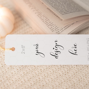Mockup segnalibro PSD, Mockup carta 2x6", Mockup segnalibro vuoto, Mockup segnalibro PSD, Mockup oggetto intelligente, Mockup stazionario, Nappe segnalibro