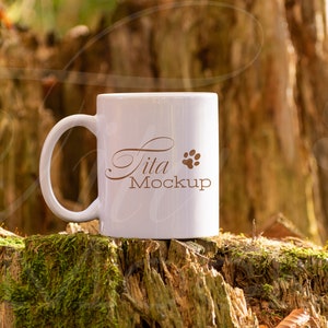 11 Oz Mug Mockup, Ceramic Mug Mockup, White Coffee Cup Mockup, Sublimation Mug Mockup, 11 oz Ceramic Mug Mockup, Autumn Mug Mockup,