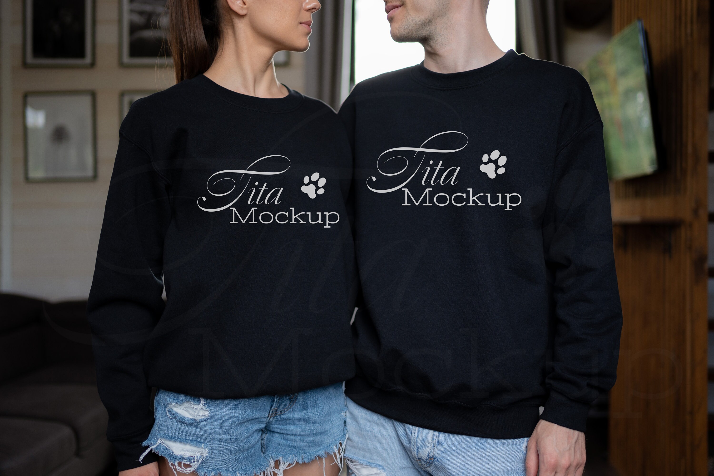 Black Sweatshirt - Etsy
