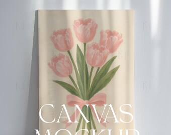 Vertikale Leinwand Mockup, PSD Leinwand Druck Mockup, Wand Kunst Leinwand Mockup, Leinwand Mockup Vorlage, Portrait Leinwand Mockup, Leinwandrahmen Mockup