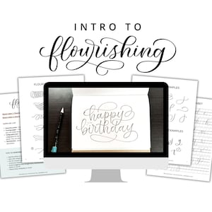 Intro to Flourishing Workshop | How to Flourish Calligraphy Video Tutorial