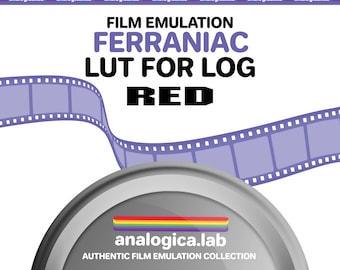 Film Emulation LUT - RED Log3G10 - Red - Nikon Zr - For Professional Filmmaking and Photography 