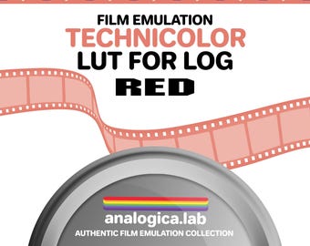 Film Emulation LUT - RED Log3G10 - Red - Nikon Zr - For Professional Filmmaking and Photography 