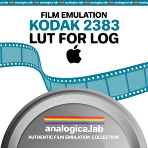 LUT KODAK 2383 D55 D60 D65 35MM Film Simulation, Professional Color Grading VideoLut iPhone filetype: .cube for Apple LOG Film Emulation