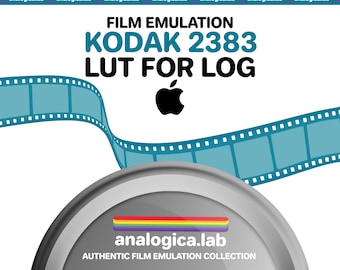 LUT KODAK 2383 D55 D60 D65 35MM Film Simulation, Professional Color Grading VideoLut iPhone filetype: .cube for Apple LOG Film Emulation