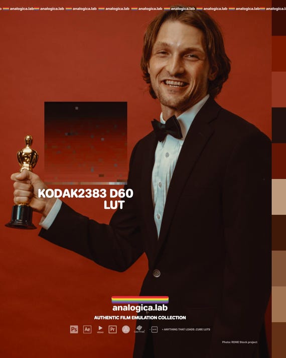 35MM KODAK 2383 - Film Emulation LUTs for Rec709 - For Professional Filmmaking and Photography