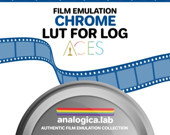 LUT KODAK CHROME 35MM Film Simulation for Professional Color Grading VideoLut PhotoLut filetype: .cube for Aces ACEScct Film Emulation