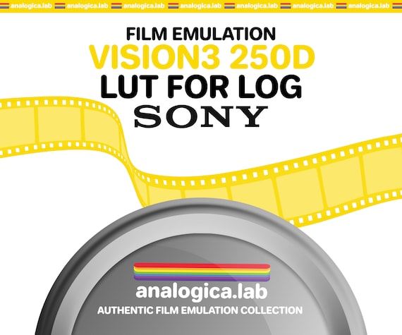LUT KODAK VISION3 250D 35MM Film Simulation, Professional Color Grading VideoLut PhotoLut filetype: .cube for SONY SLog3 Film Emulation