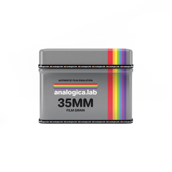 Film Grain Overlay - 35MM Version .mov ProRes 4444 Professional Quality 4K Resolution Video 24FPS Cinema for Film Emulation Color Grading