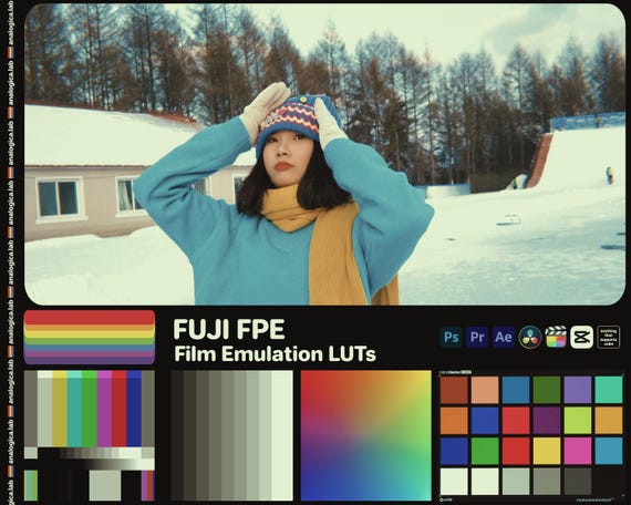LUT FUJI FPE Super16MM Film - LookUp Table Luts for Film Emulation and Professional Color Grading developed by analogicalab