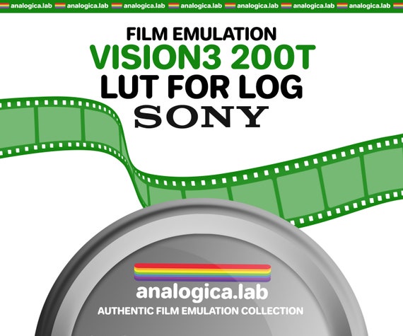LUT KODAK VISION3 200T 35MM Film Simulation, Professional Color Grading VideoLut PhotoLut filetype: .cube for SONY SLog3 Film Emulation
