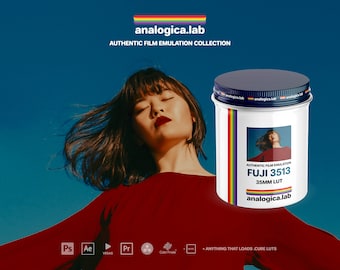 Make Your Photos and Videos Into a Classic 35MM Fuji 3513 Film Colors With This Heart Made Color Look Up Table LUT by analogicalab