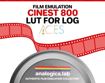 LUT CINEST 800 35MM Film Simulation for Professional Color Grading VideoLut PhotoLut filetype: .cube for ACES ACEScct Film Emulation