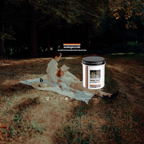 LUT Super16 KODAK 200T, 16MM Film Simulation, Professional Color Grading, VideoLut, PhotoLut, filetype: .cube for LOG, Rec709, LUTs, Presets