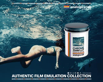 LUT CHROME 35MM - Cube Lut For Rec709 & LOG - Film Emulation developed by analogicalab