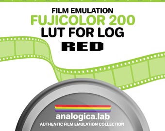 Film Emulation LUT - RED Log3G10 - Red - Nikon Zr - For Professional Filmmaking and Photography 