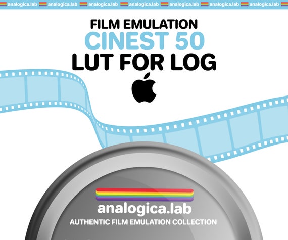 LUT CINEST 50 35MM Film Simulation, Professional Color Grading VideoLut iPhone filetype: .cube for Apple LOG Film Emulation