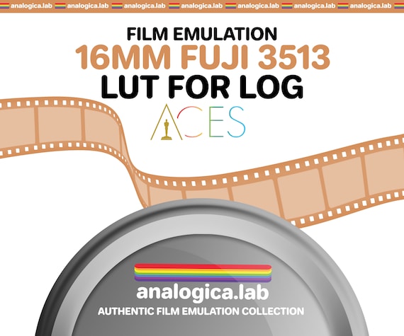 LUT Super16 Fuji 3513 16MM Film Simulation for Professional Color Grading VideoLut PhotoLut filetype: .cube for ACES ACEScct Film Emulation
