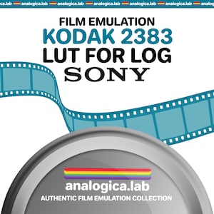 LUT KODAK 2383 D55 D60 D65 35MM Film Simulation, Professional Color Grading VideoLut PhotoLut filetype: .cube for SONY SLog3 Film Emulation
