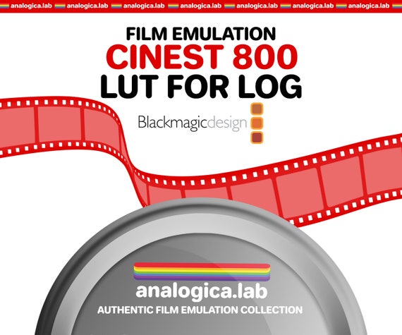 LUT CINEST 800 35MM Film Simulation for Professional Color Grading Bmpcc Cameras filetype: .cube for BMD Gen5 Film Emulation