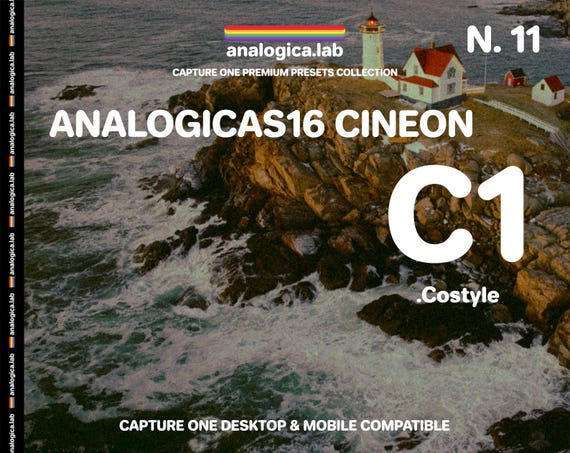 S16 CINEON - Capture One Style - Desktop & Mobile Pc Mac iPad Pro C1 Preset .costyle - For Professional Photography