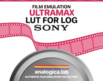 LUT KODAK UltraMax 35MM Film Simulation, Professional Color Grading VideoLut PhotoLut filetype: .cube for SONY SLog3 Film Emulation
