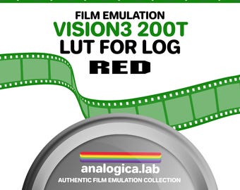 Film Emulation LUT - RED Log3G10 - Red - Nikon Zr - For Professional Filmmaking and Photography 