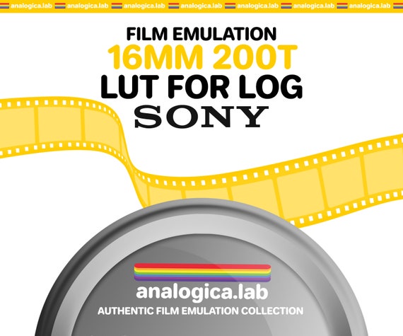 LUT Super16 KODAK 200T 16MM Film Simulation, Professional Color Grading VideoLut PhotoLut filetype: .cube for SONY SLog3 Film Emulation