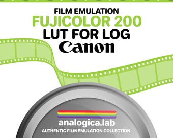 Film Emulation LUT - Canon Log3 - For Professional Filmmaking and Photography 