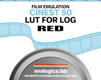 Film Emulation LUT - RED Log3G10 - Red - Nikon Zr - For Professional Filmmaking and Photography 