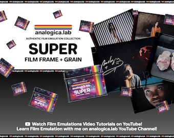 16MM Super16 Negative Film Emulation Overlays by analogicalab - For Professional Filmmaking and Photography 