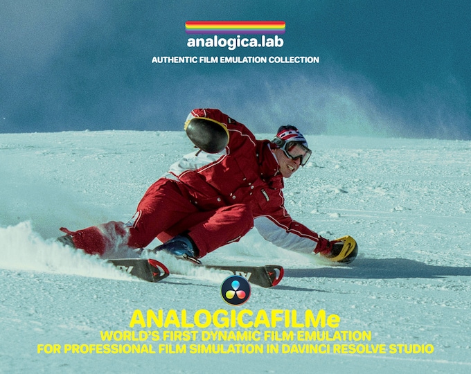 Featured listing image: ANALOGICAFILMe by analogica.lab Film Emulation LUTs & Grading Tools