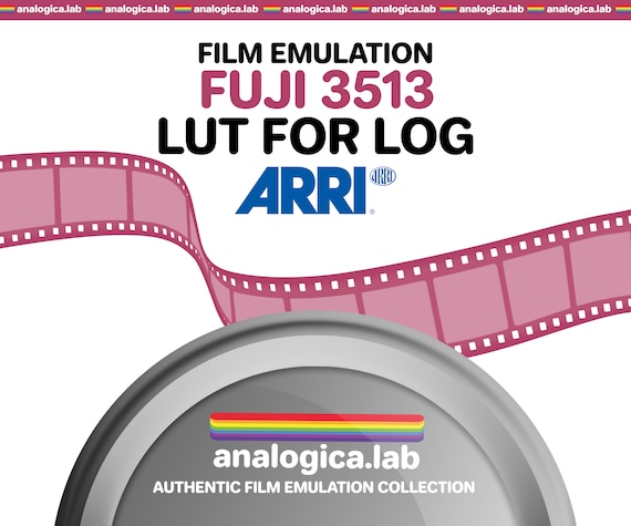 LUT Fuji 3513 35MM Film Simulation, Professional Color Grading VideoLut PhotoLut filetype: .cube for Arri LogC3 Film Emulation