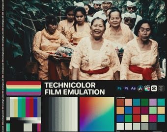 Super16 TECHNICOLOR OG - Film Emulation LUT for Rec709 - For Professional Filmmaking and Photography