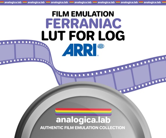 LUT FERRANIACOLOR 35MM Film Simulation, Professional Color Grading VideoLut PhotoLut filetype: .cube for Arri LogC3 Film Emulation