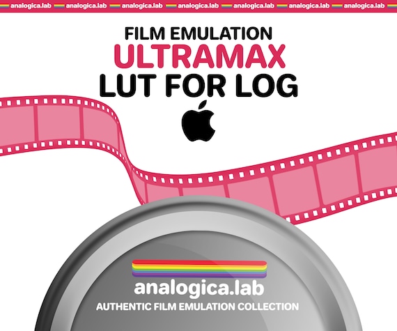 LUT KODAK UltraMax, 35MM Film Simulation, Professional Color Grading VideoLut iPhone filetype: .cube for Apple LOG Film Emulation