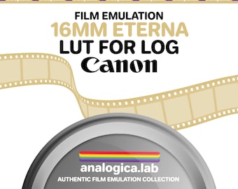 Film Emulation LUT - Canon Log3 - For Professional Filmmaking and Photography 