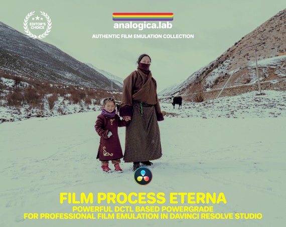 Film Process Eterna DCTLe Based PowerGrade (FilmPrint + 8 Tools) - ANALOGICALAB PROJECT