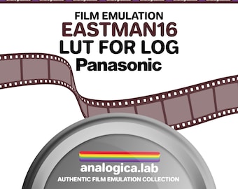 Film Emulation LUT - Panasonic Lumix V-Log - For Professional Filmmaking and Photography 