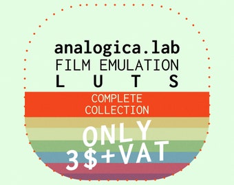 FILM EMULATION LUTs COMPLETE analogicalab