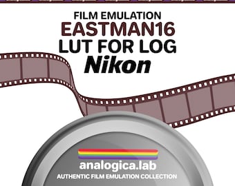 Film Emulation LUT - Nikon N-Log - For Professional Filmmaking and Photography 