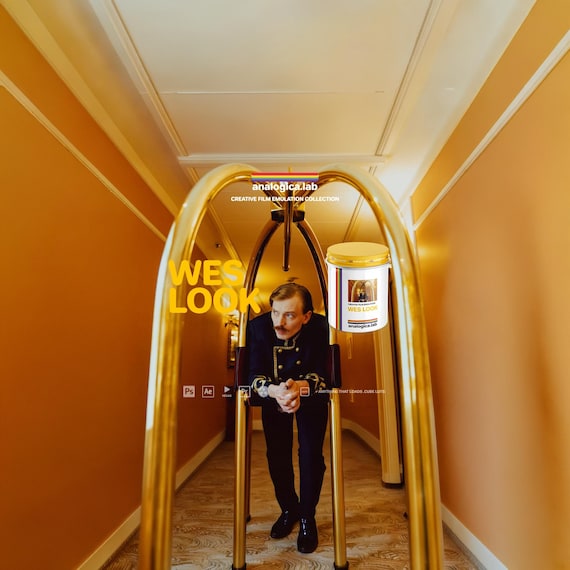 LUTs Pack Wes Anderson 6 WES LOOK Inspired Film Simulation Luts Moonrise Kingdom The Royal Tenenbaum Grand Budapest Hotel